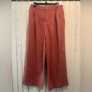Coral Pink Palazzo Pants